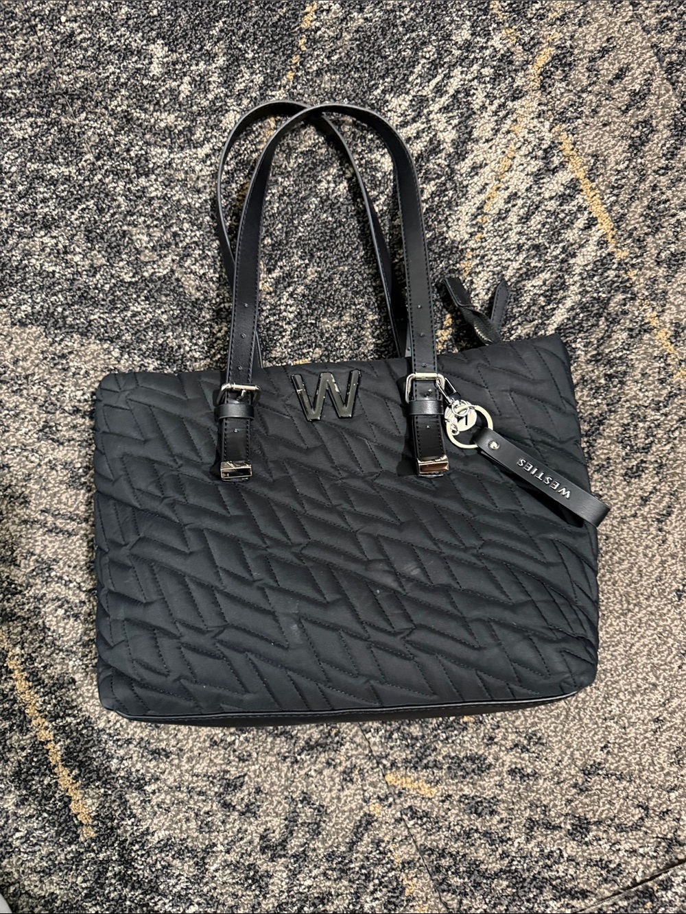 Westies black purse